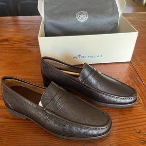 NIB Peter Millar Hyperlight Pebble Grain Penny Loafer
